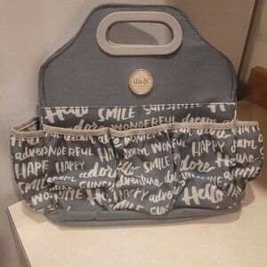 Craft supply tote bag organizer